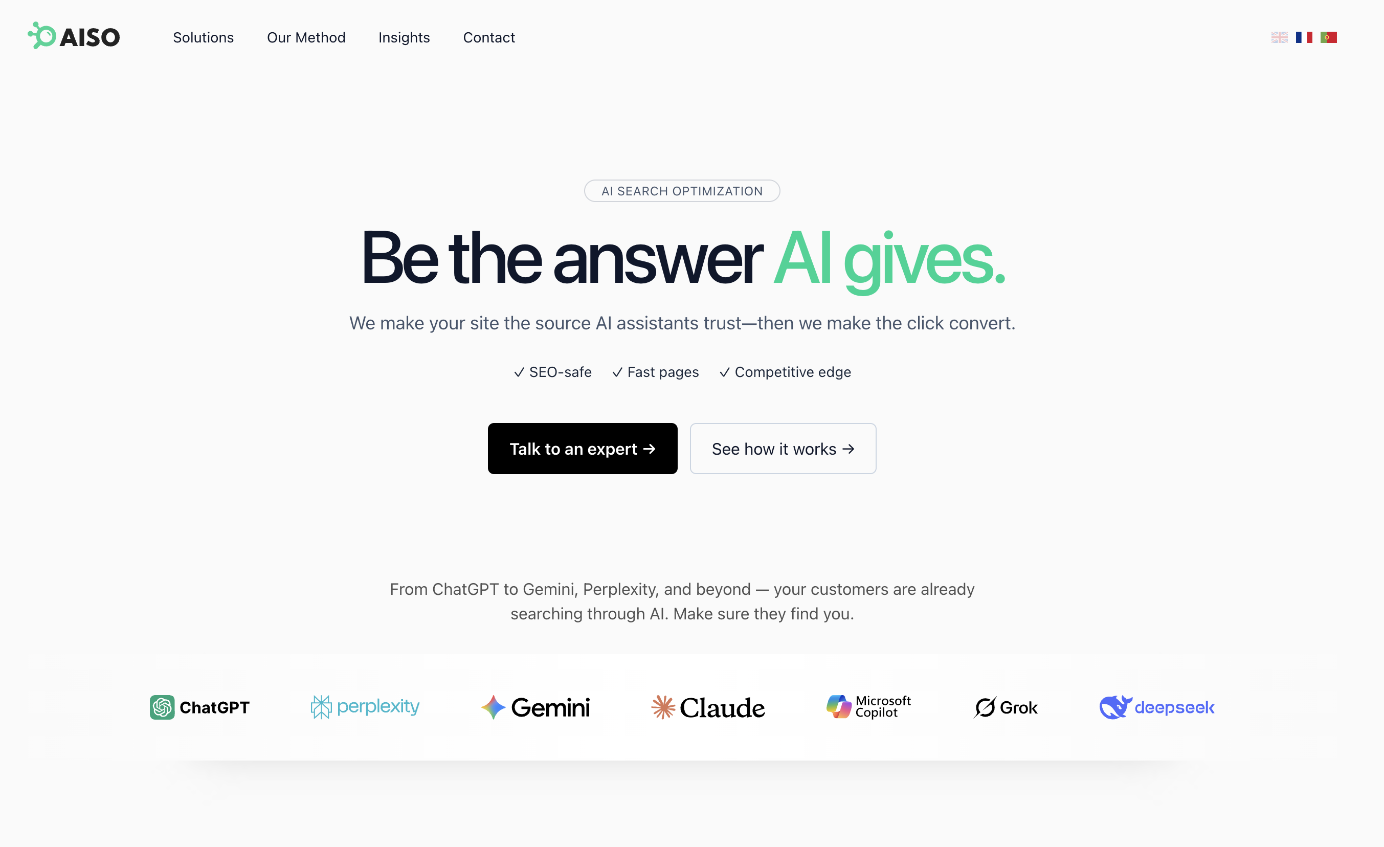 AISO Hub - Main screenshot showing features and interface