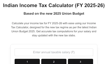 Indian Income Tax Calculator 2025-26 gallery image