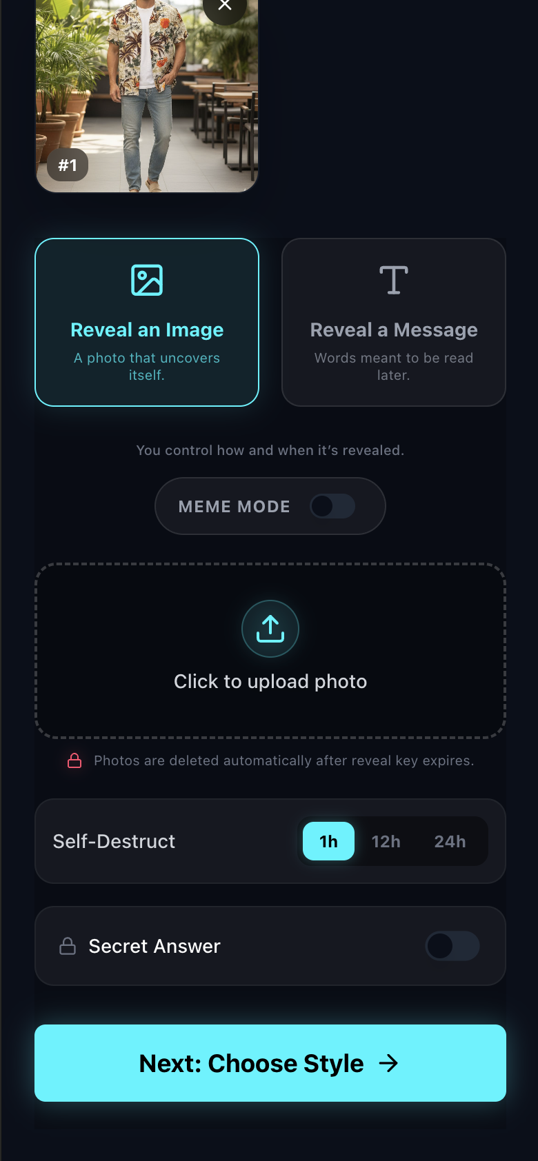 Mystify - Screenshot 4 showing product features and functionality
