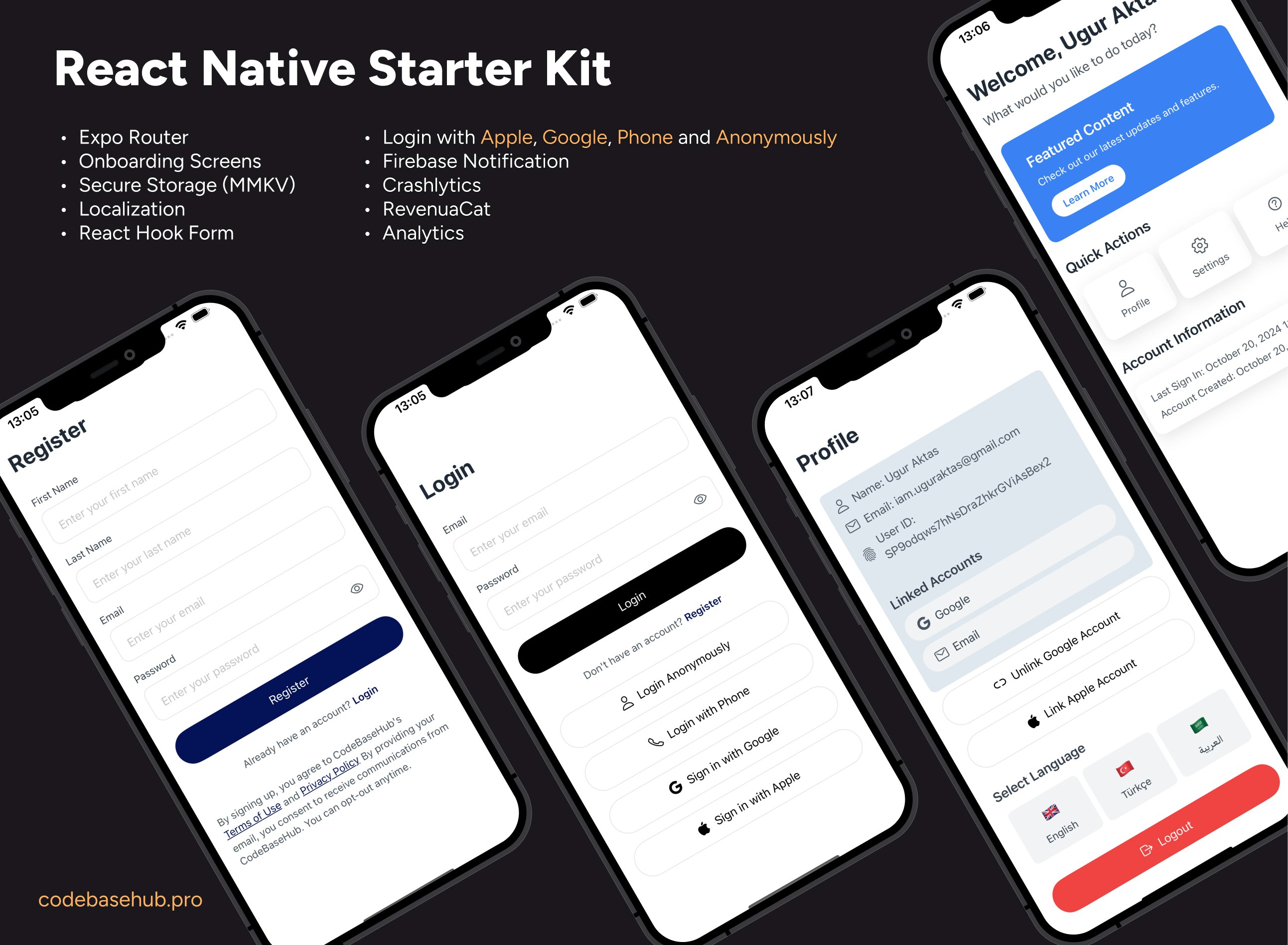 CodebaseHub - ชุดเริ่มต้นและหม้อต้มน้ำแบบมืออาชีพ React media 3