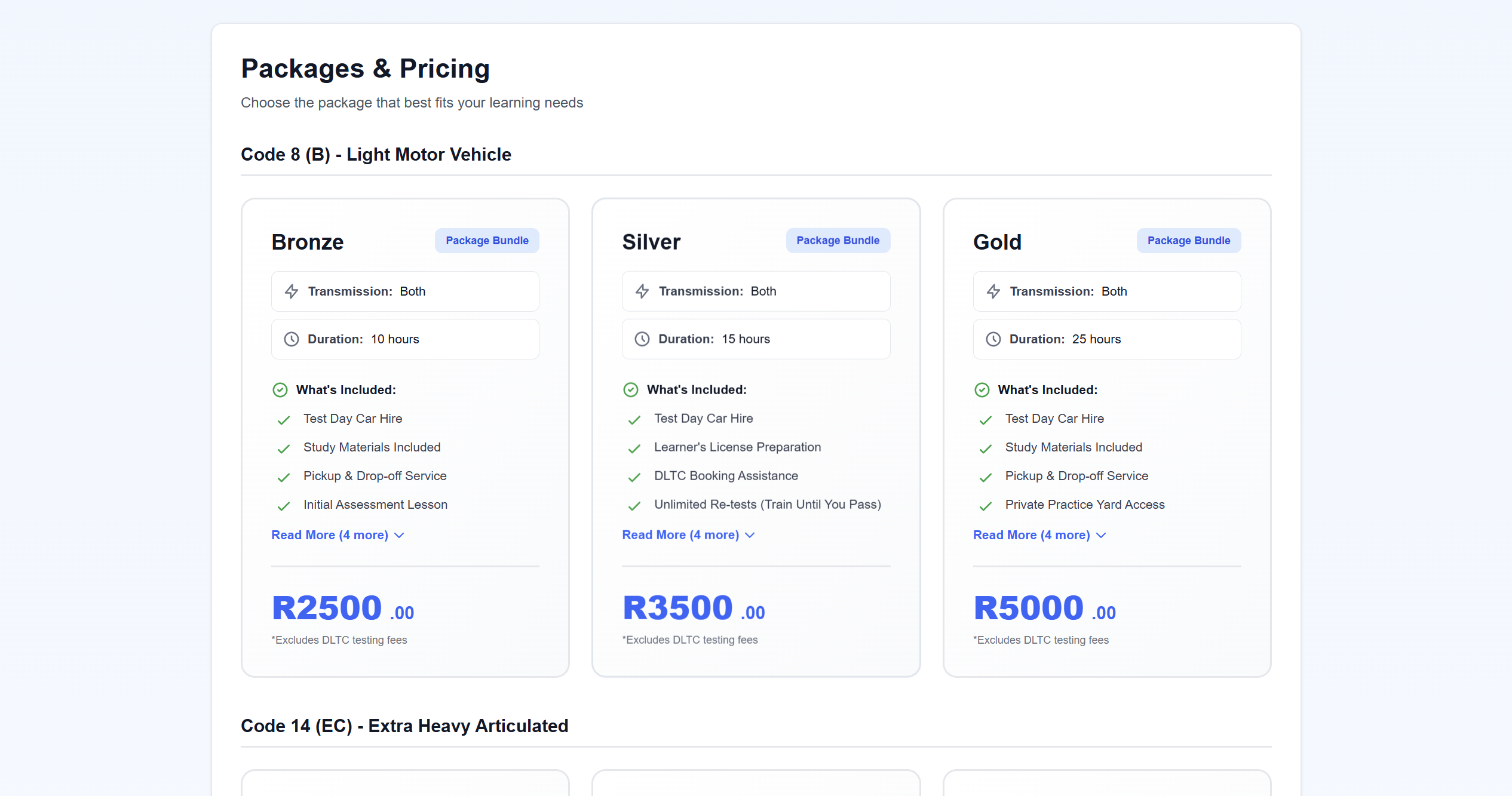 Find A Driving School - Screenshot 3 showing product features and functionality