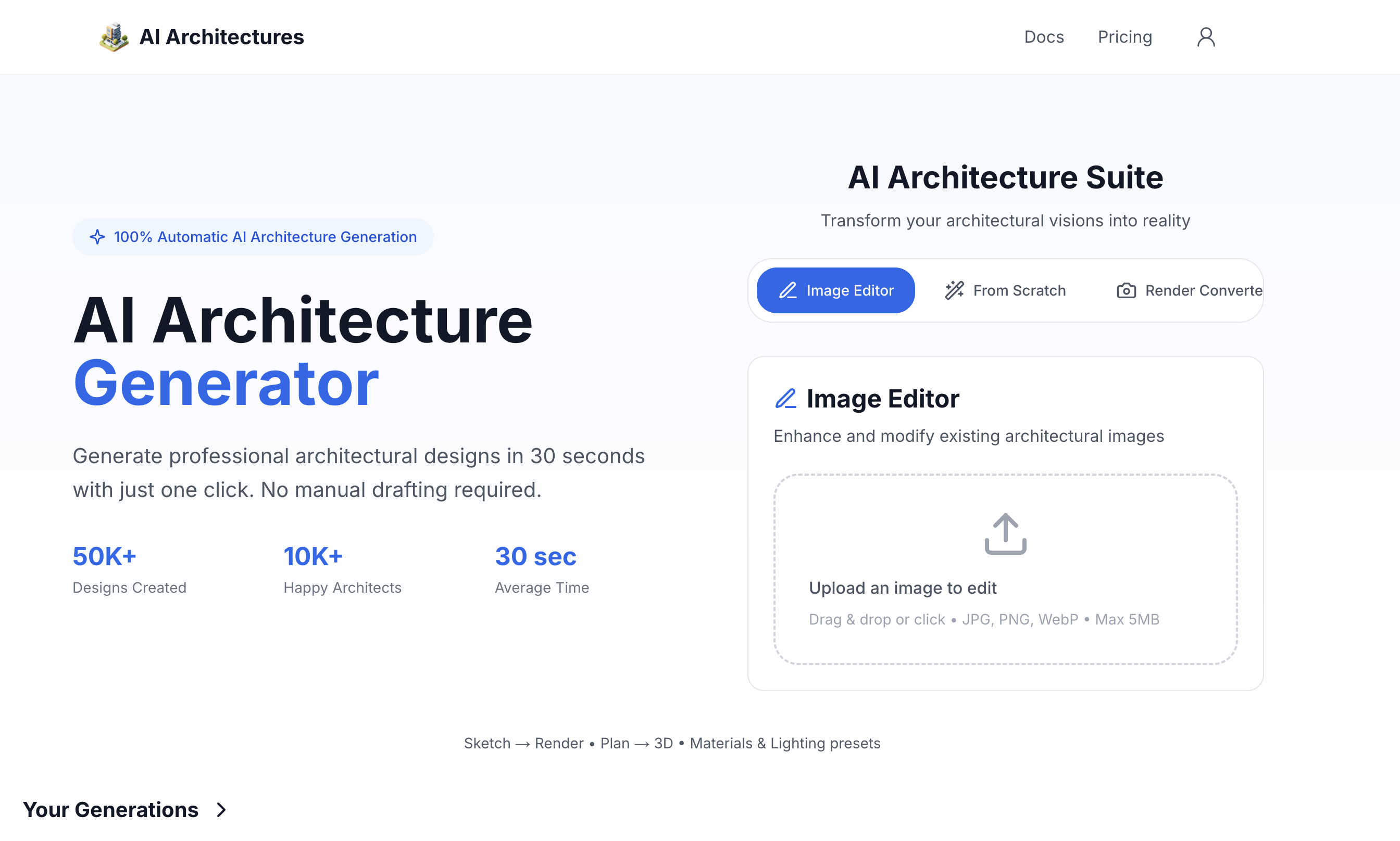 Média AI Architectures - Instant architectural design from text or sketches 1