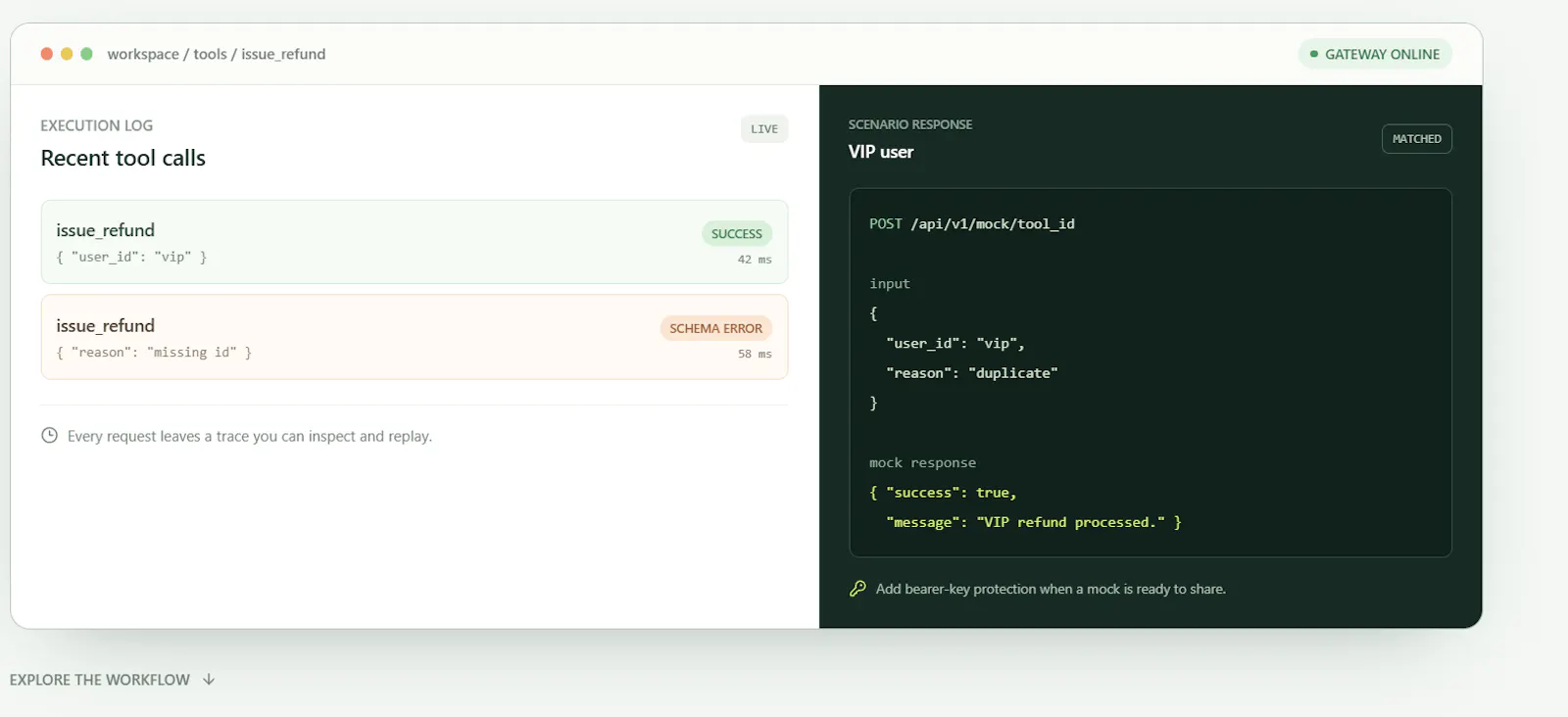 MockAgent screenshot 2