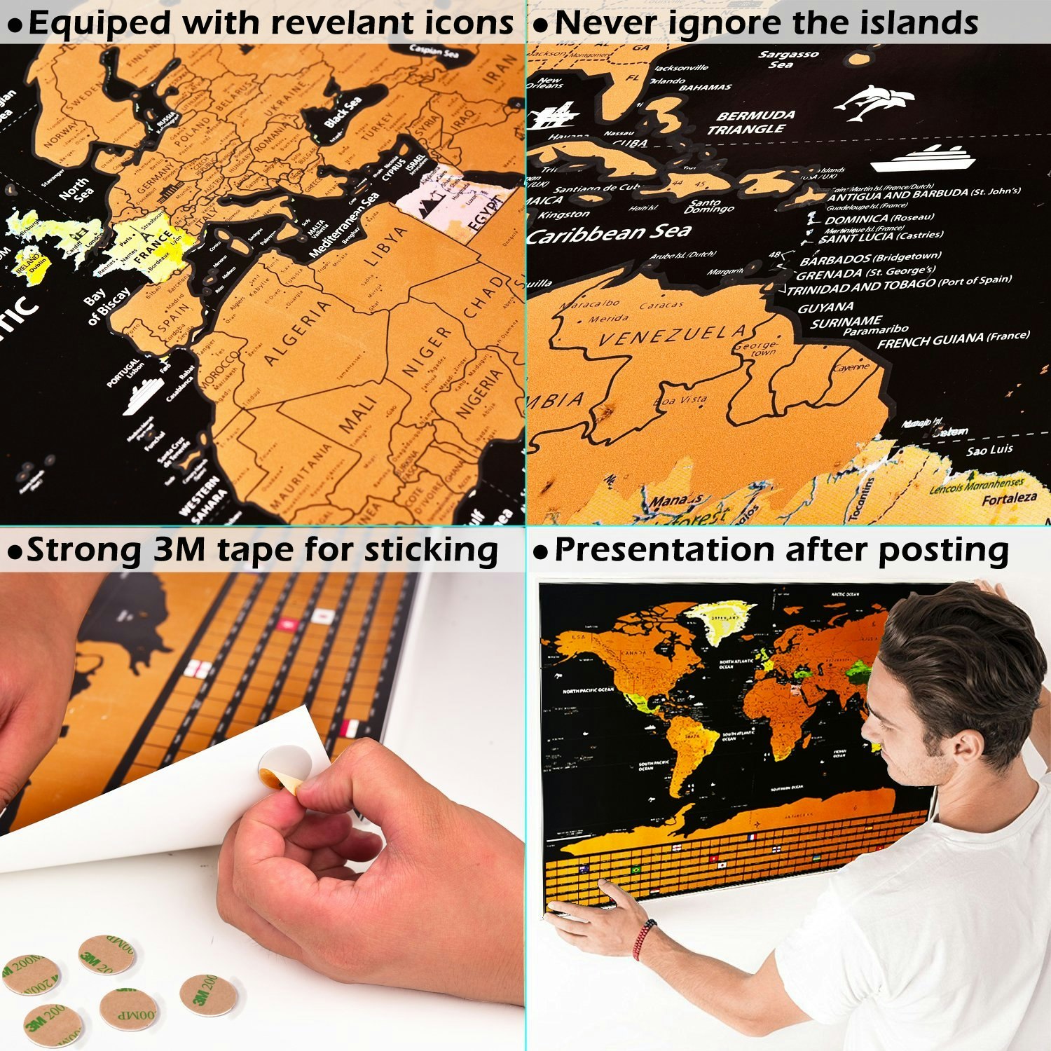 Scratch off world map gallery image