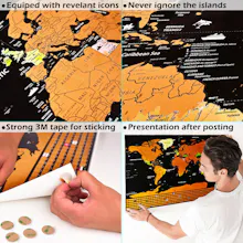 Scratch off world map gallery image