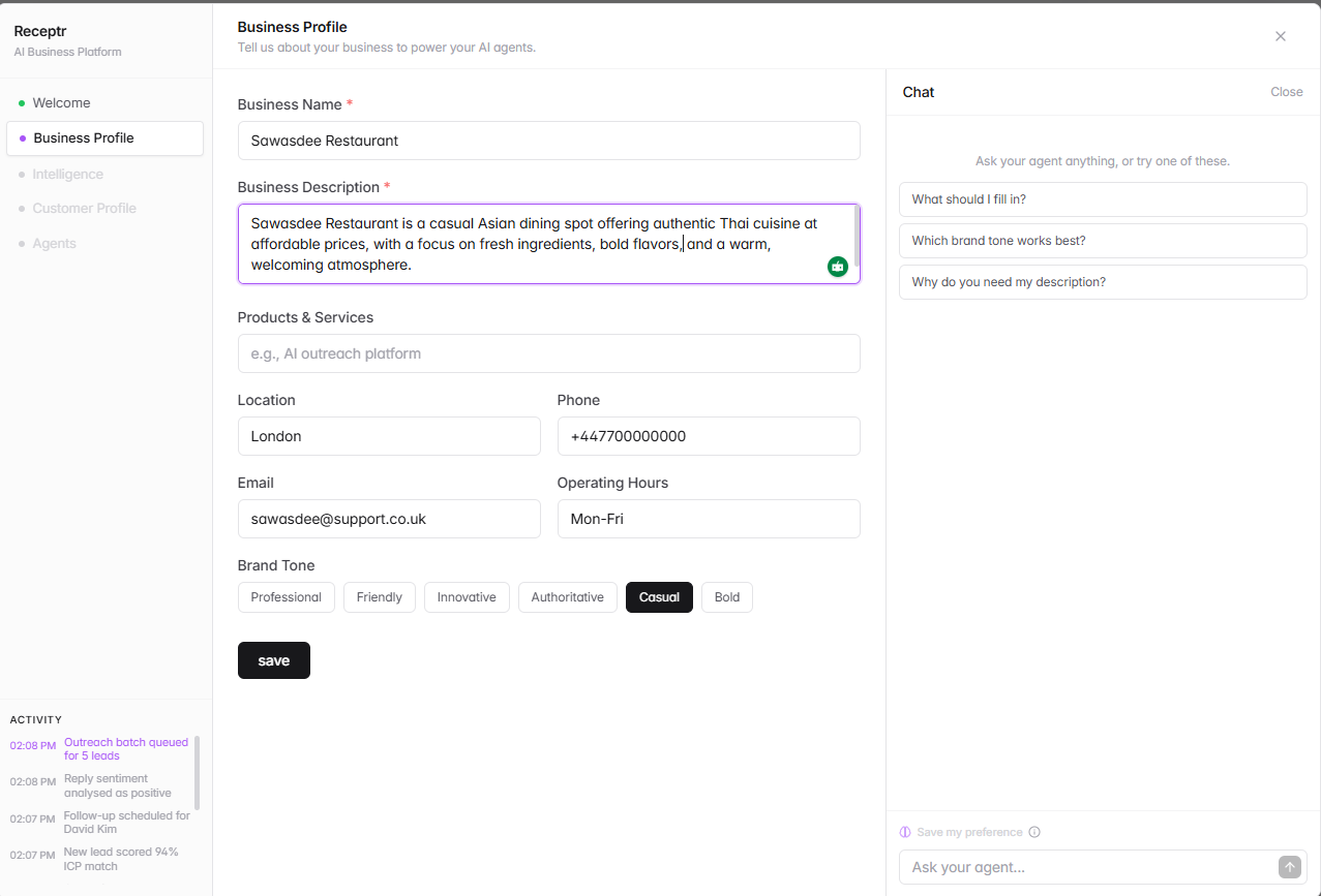 Receptr gallery image