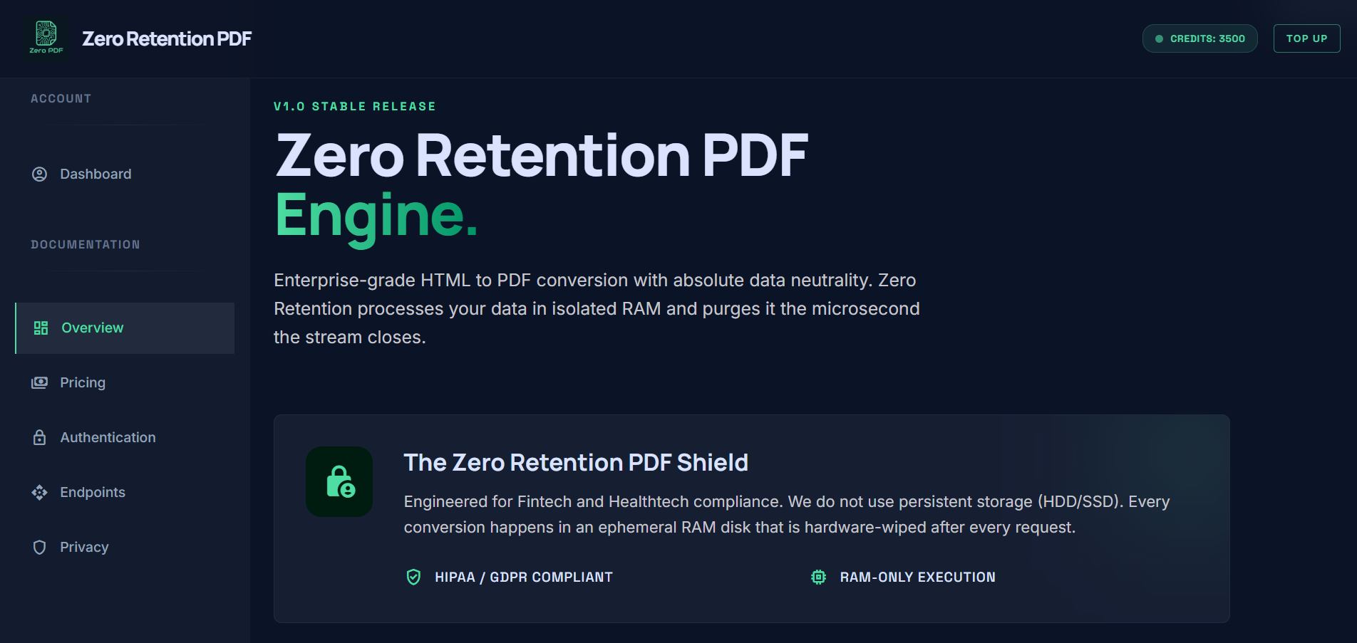Zero Retention PDF  gallery image