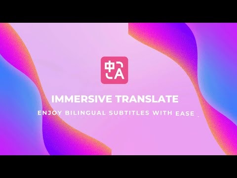 startuptile Immersive Translate-Brings bilingual subtitles to YouTube Vimeo & more