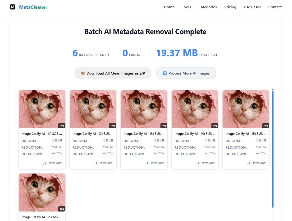 Remove AI Metadata gallery image