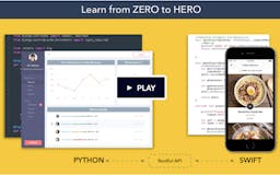 Learn Python & Swift 3 from ZERO to HERO media 1