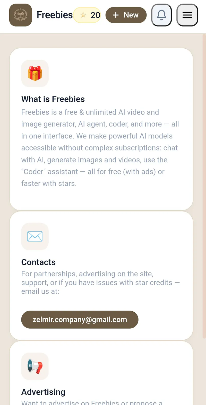 Freebies AI screenshot 3