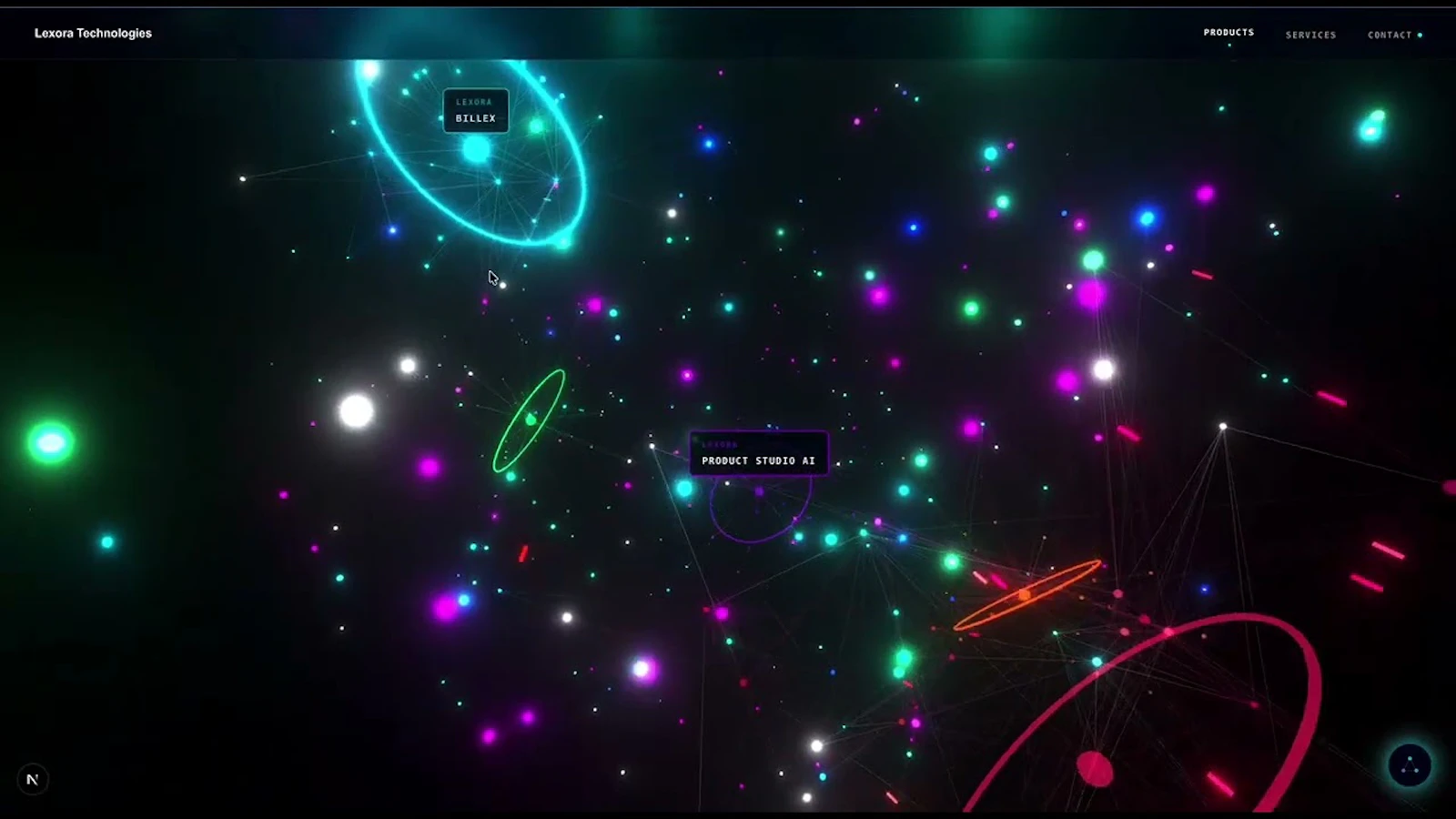 3D Neural Landing Page Kit screenshot 1 (video preview)