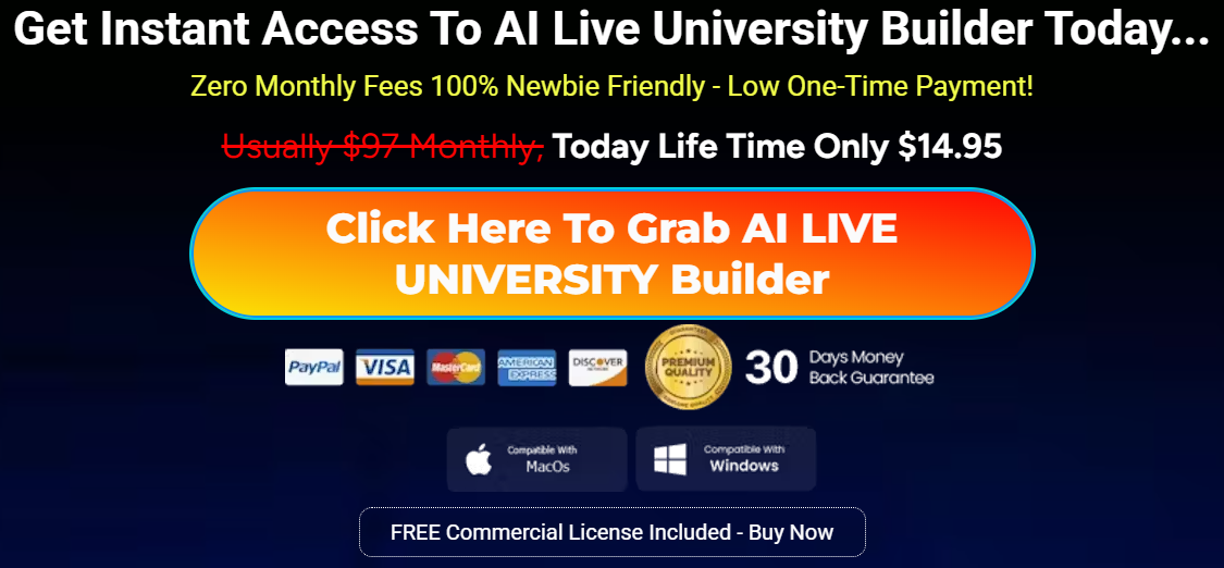 AI Live University Builder gallery image