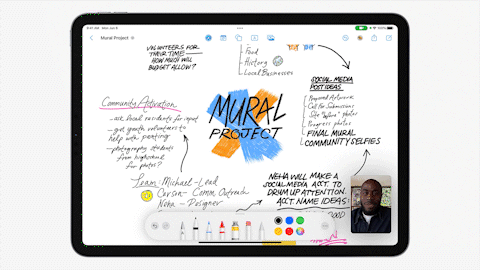 Apple Freeform - In Echtzeit zusammenarbeiten Medien 3