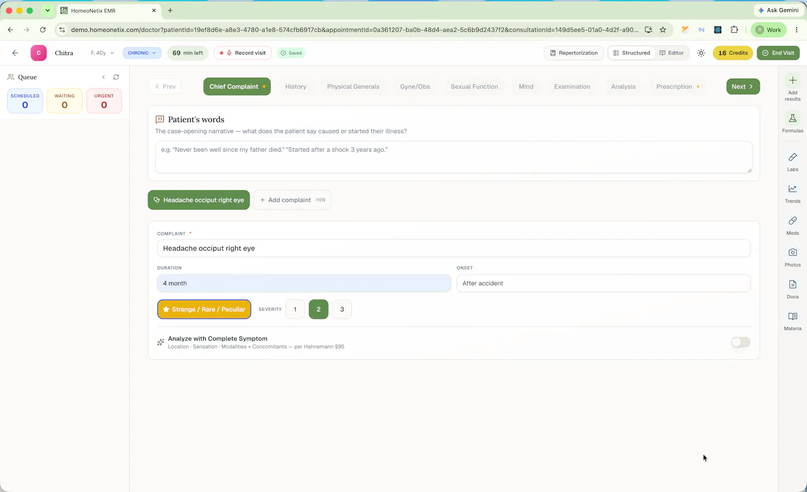 HomeoNetix screenshot 1