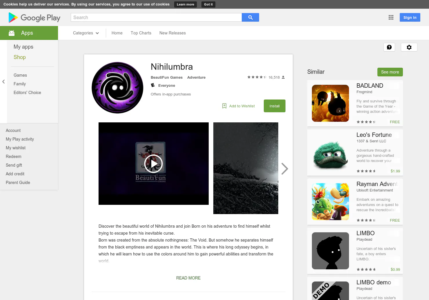 Nihilumbra
