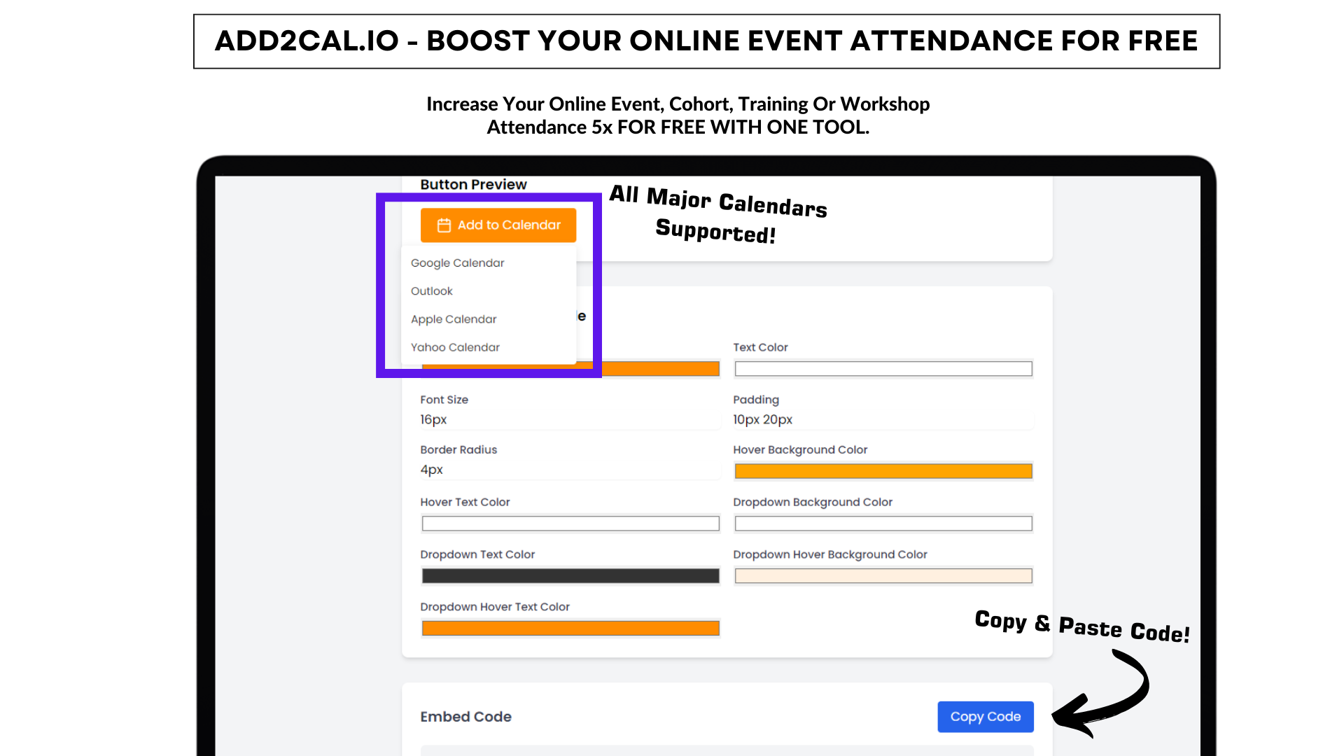 Add2Cal.io - วิธีที่ดีที่สุดในการเพิ่มการเข้าร่วมกิจกรรมออนไลน์ของคุณ media 3