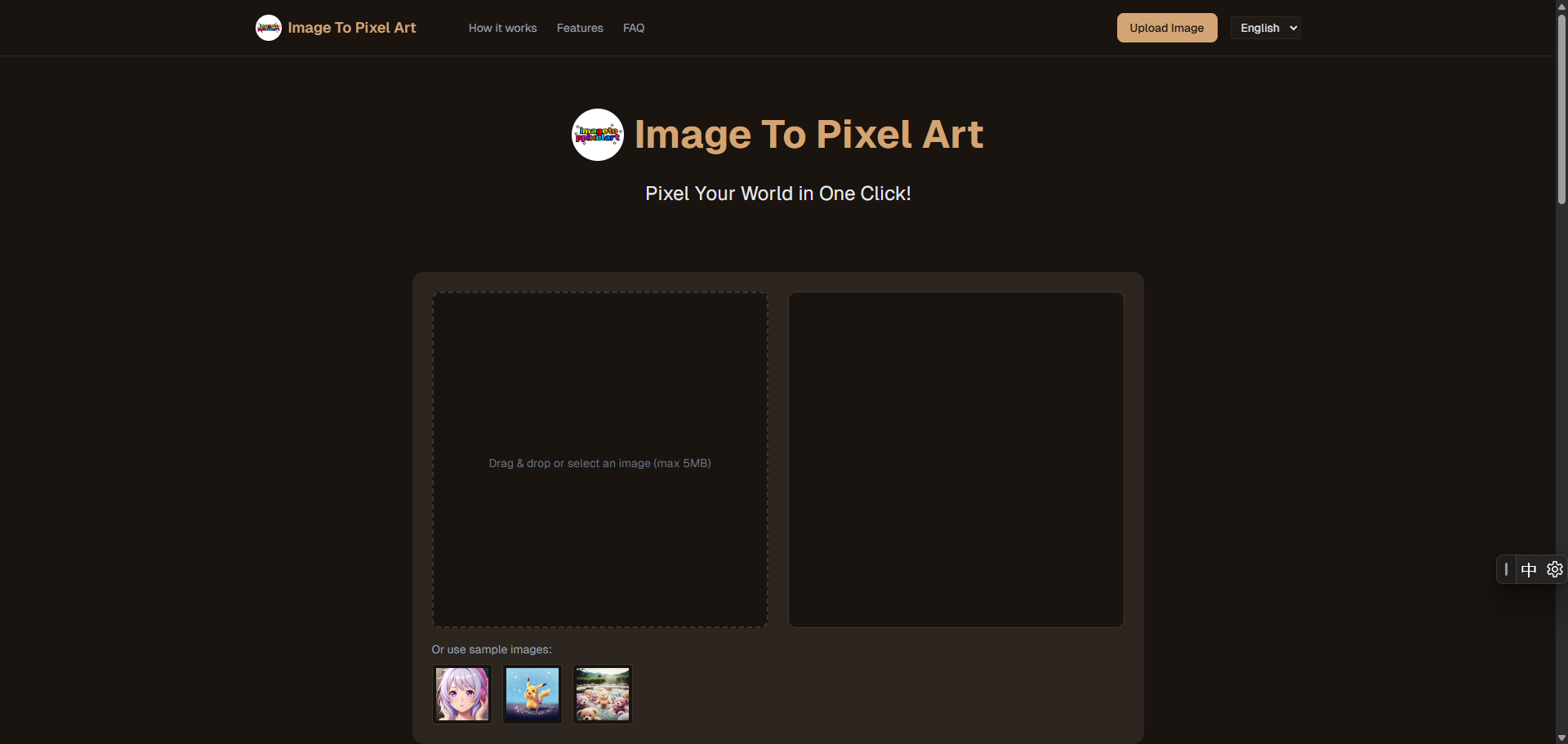 Image To Pixel Art screenshot 1