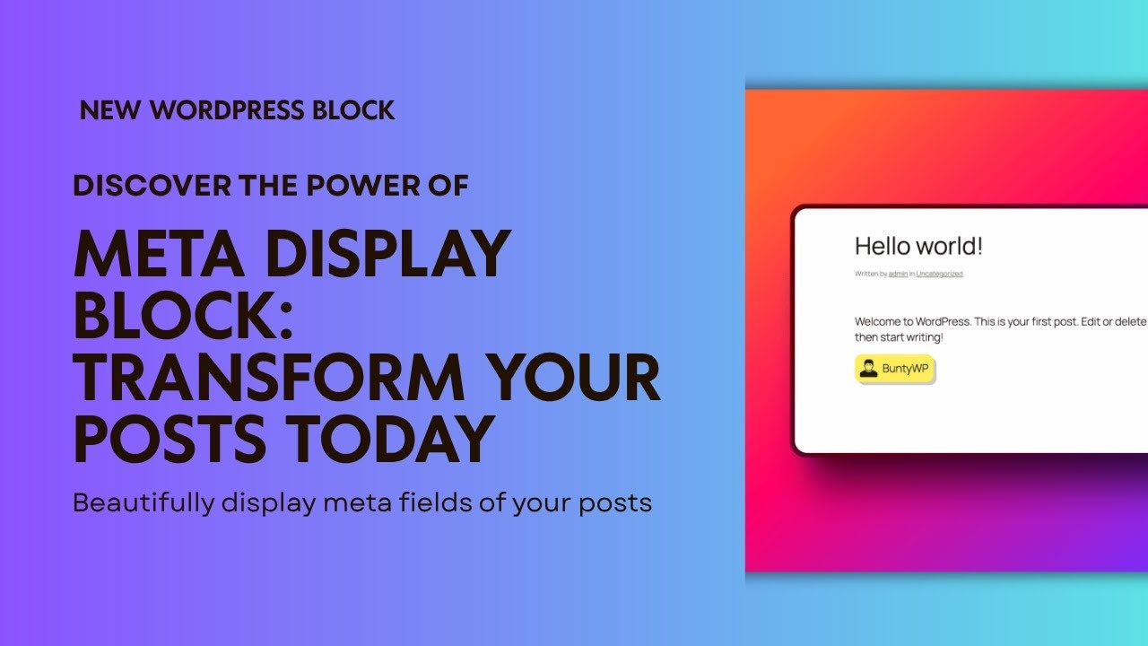Meta Display Block gallery image