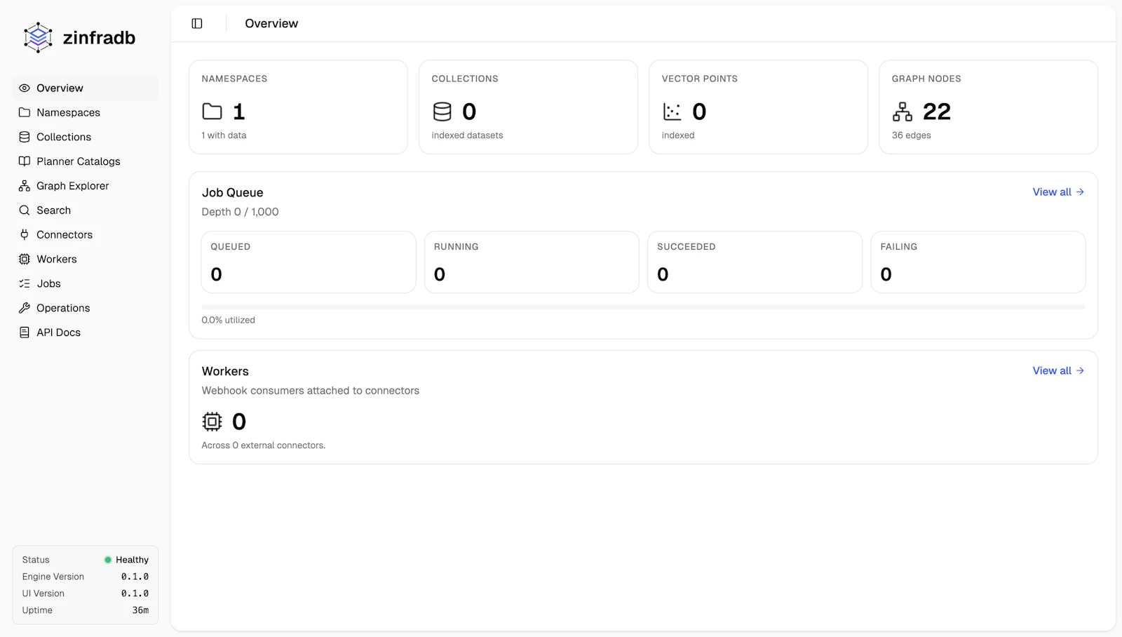 zinfradb screenshot 2