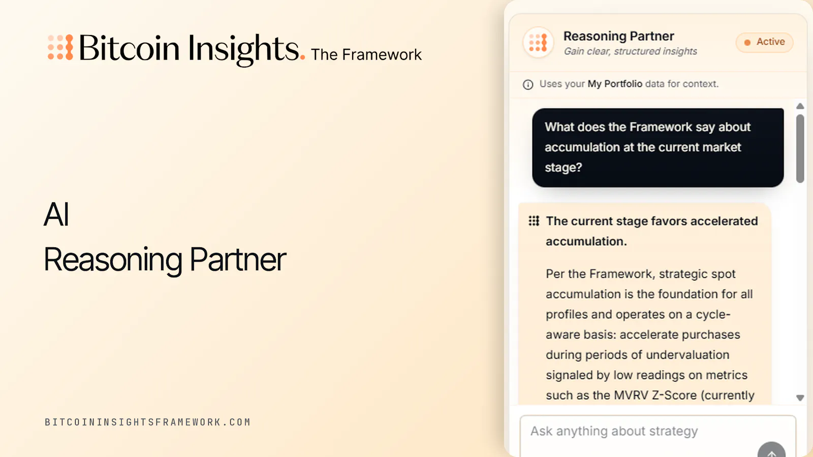 Bitcoin Insights. The Framework screenshot 3