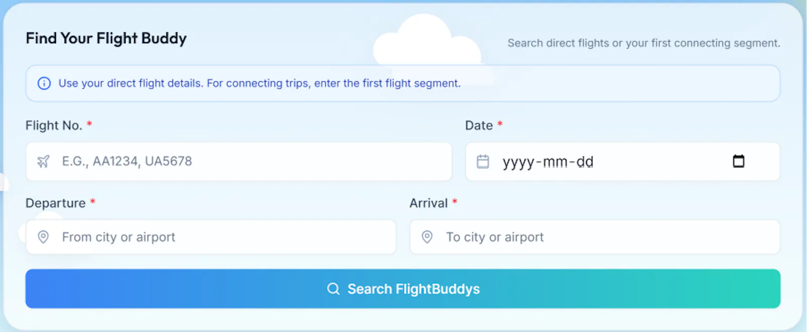 FlightBuddys screenshot 2