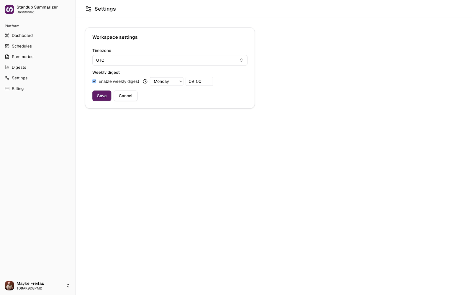 Slack Standup Summarizer gallery image