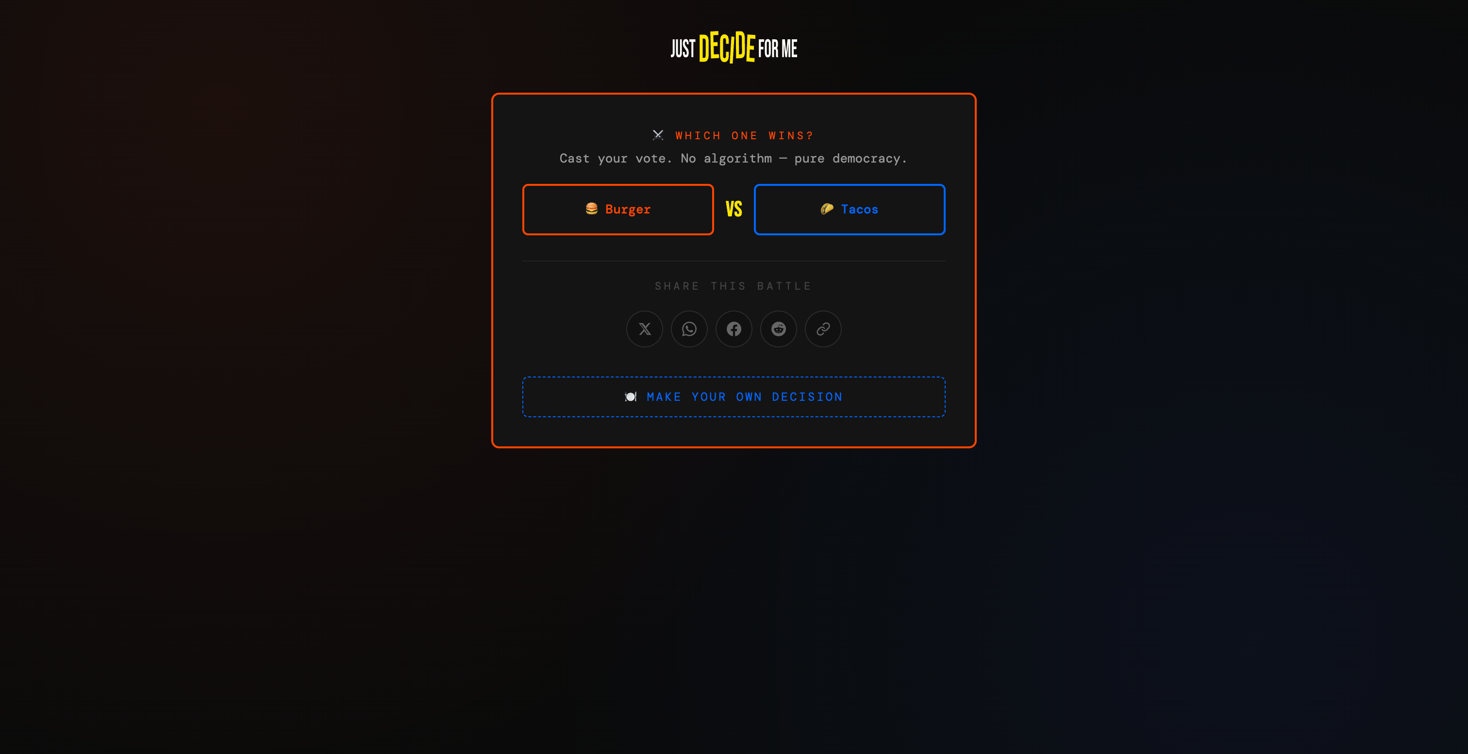Just Decide For Me – What To Eat? gallery image