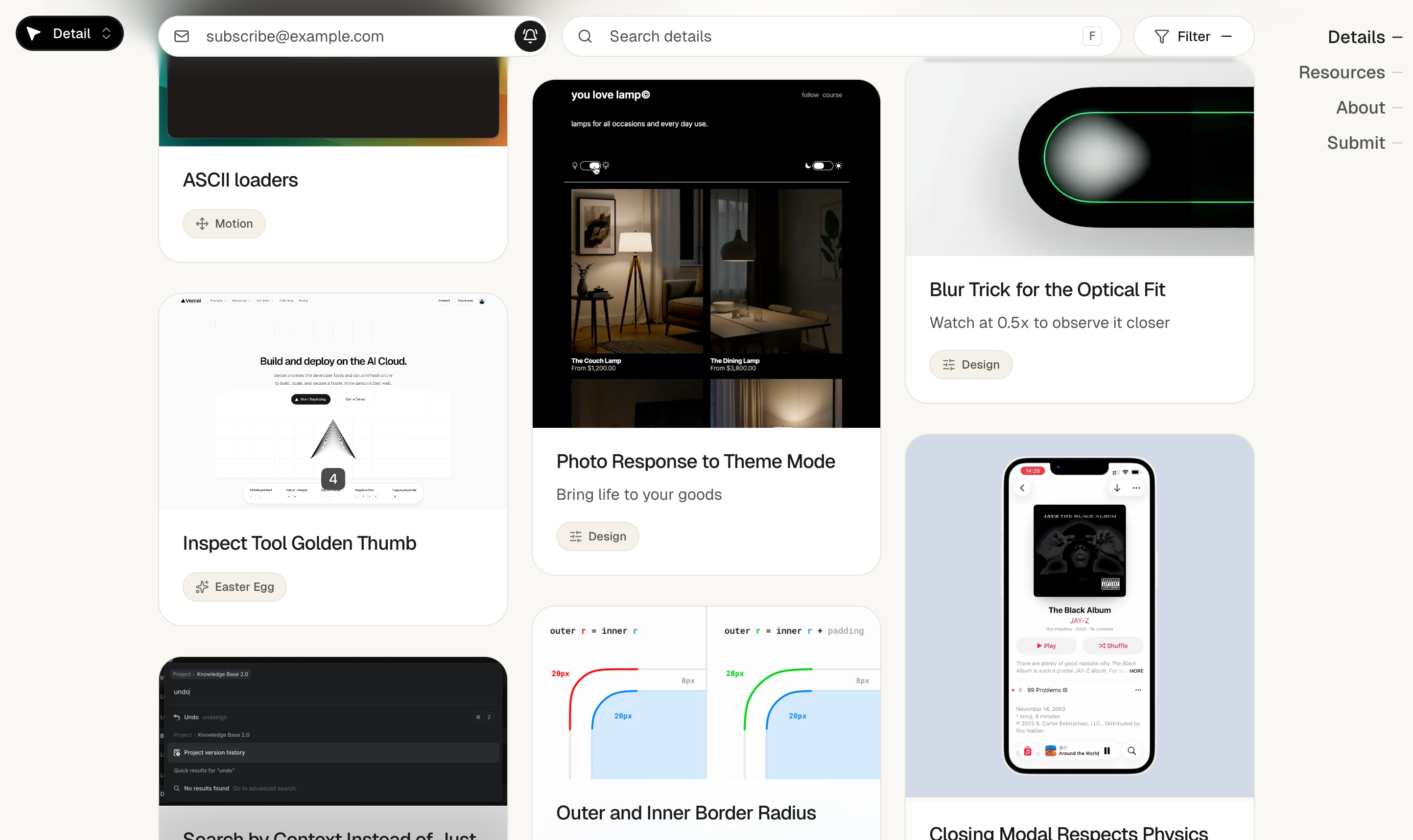 Detail - Screenshot 2 showing product features and functionality