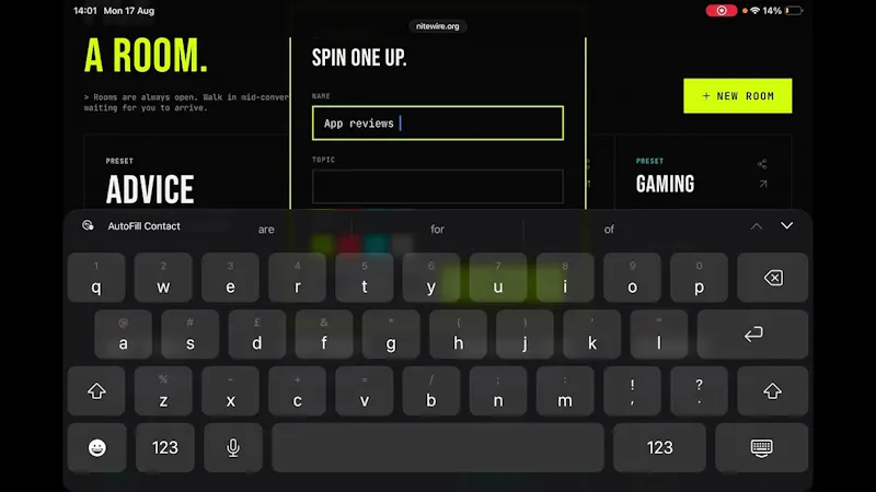 NiteWire  screenshot 1 (video preview)