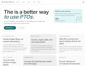 Vacation Optimizer is LIVE gallery image