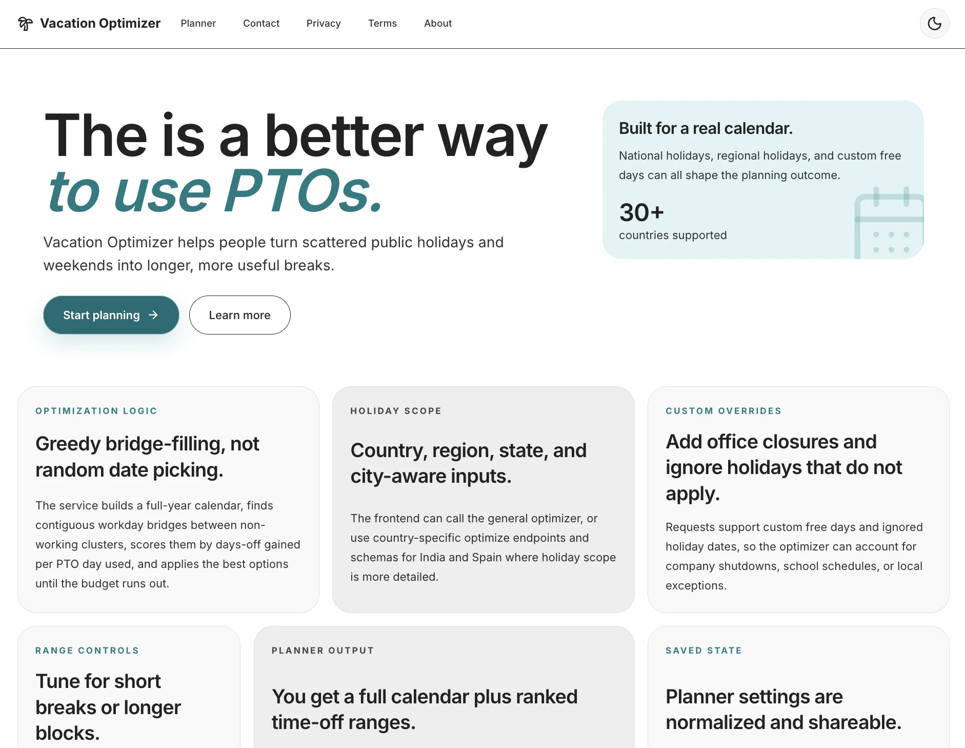 Vacation Optimizer is LIVE 대표 미리보기