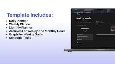 Notion Goal Tracker & Planner 2023 gallery image