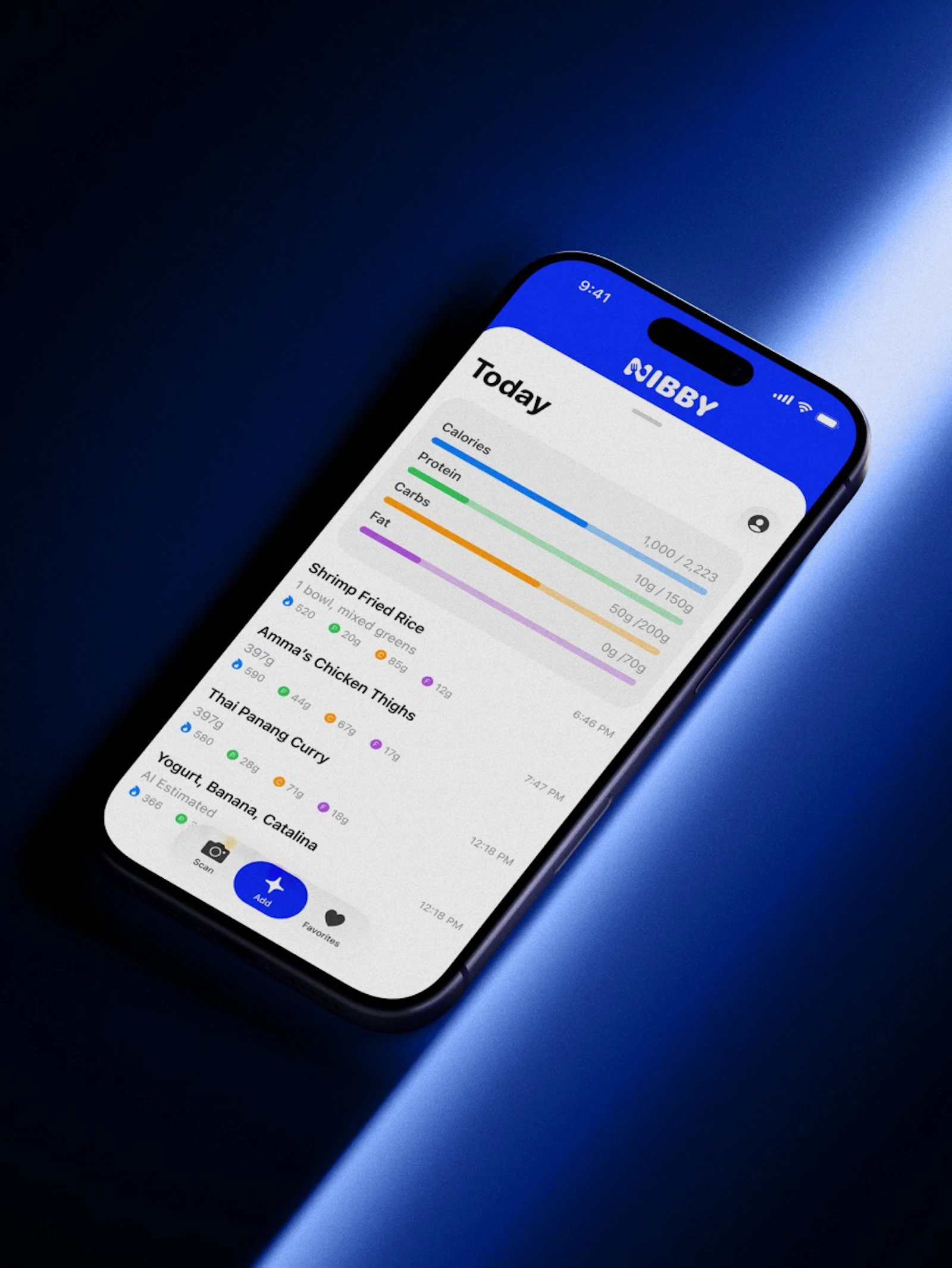 Nibby: No Junk Calorie Tracker screenshot 2