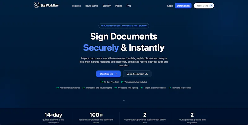 SignWorkflow screenshot 2