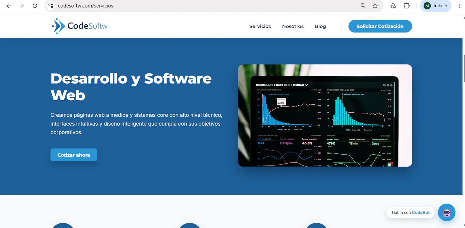 Nexus Digital Template screenshot 2