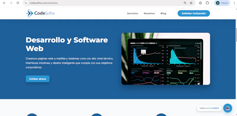 Nexus Digital Template screenshot 2