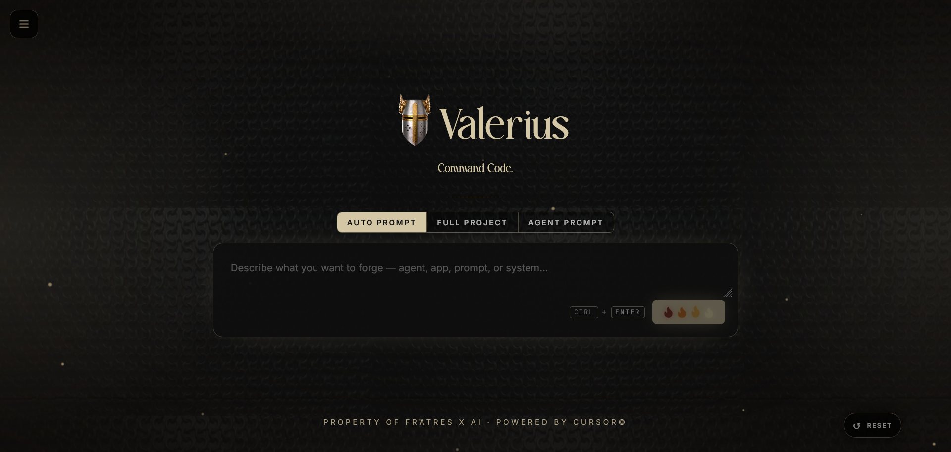 Valerius Forge - AI Ready Prompt Builder gallery image