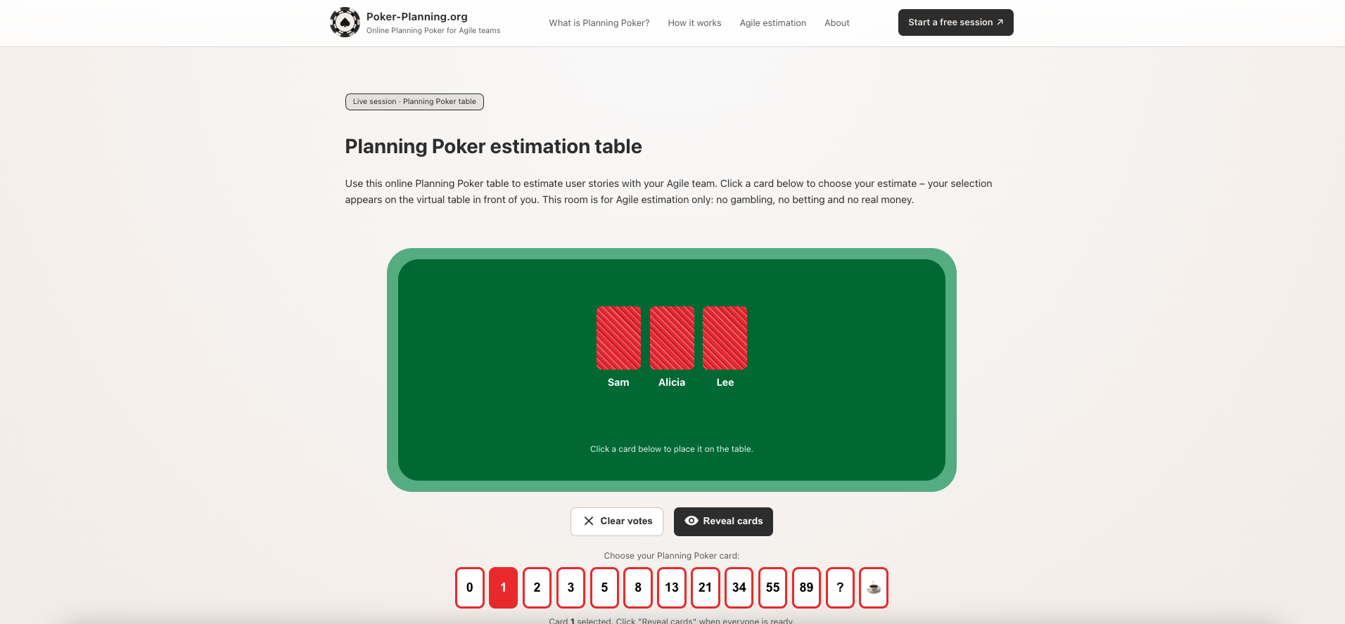 Poker-Planning.org gallery image