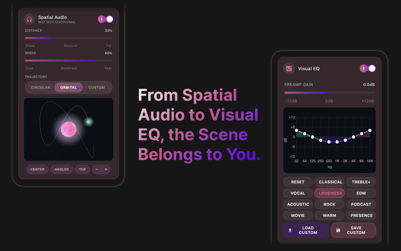 RORA Audio - Screenshot 3 showing product features and functionality