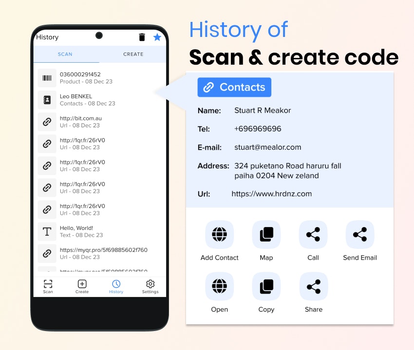وسائط QR & barcode الماسح الضوئي 3