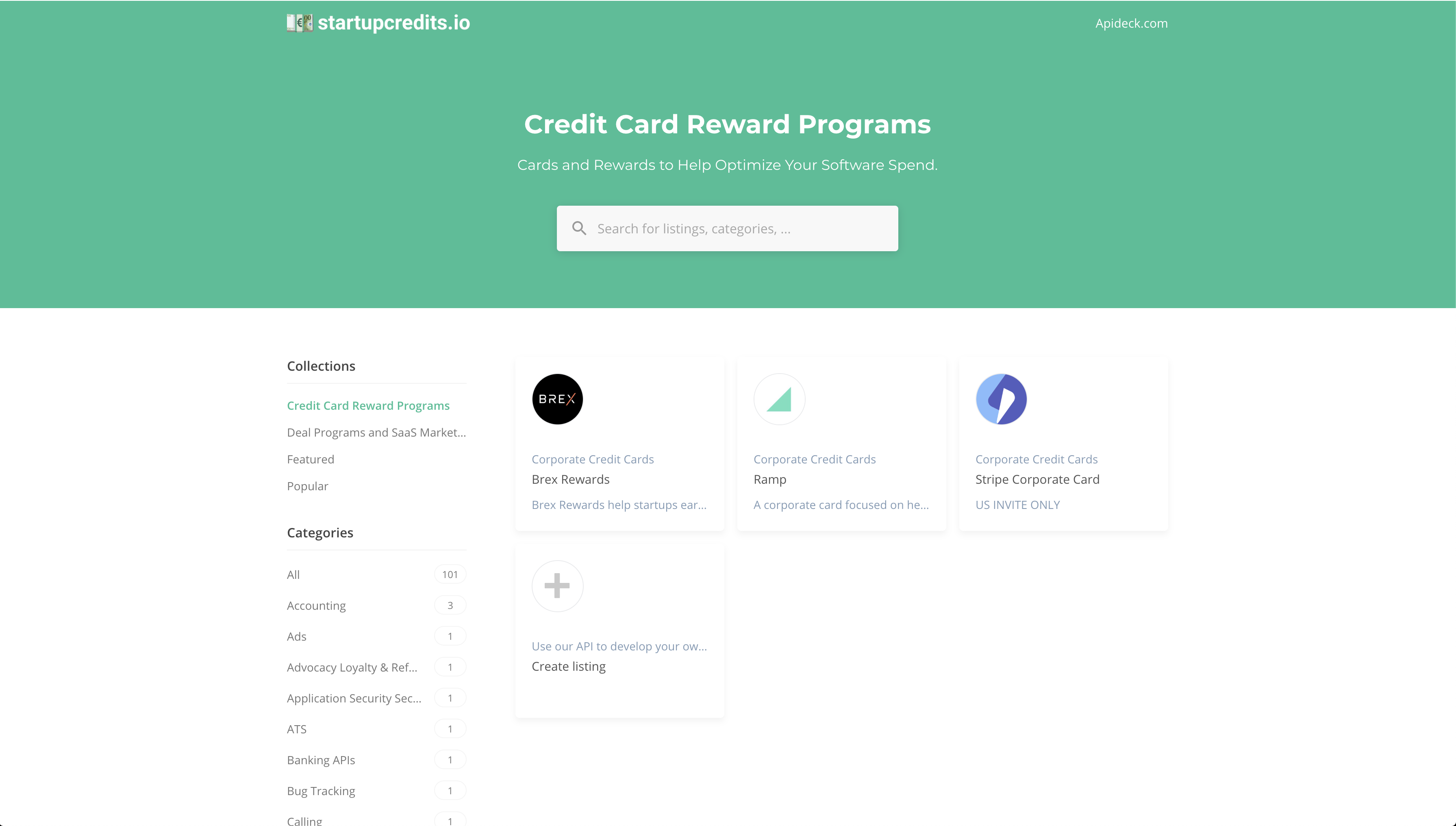 startupcredits.io gallery image