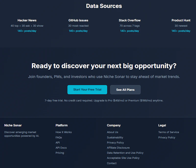 Niche Sonar screenshot 4