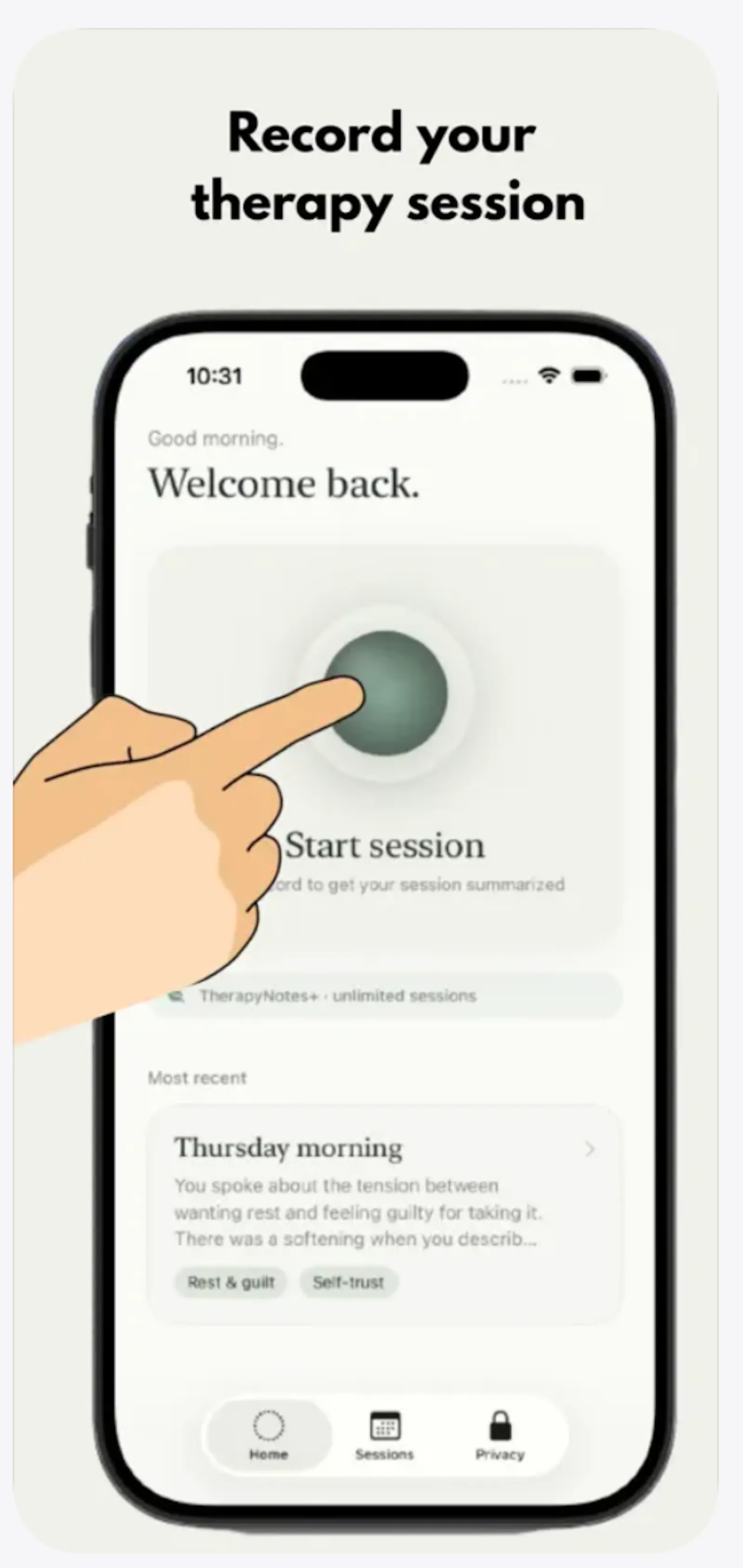 MyTherapyNotes screenshot 2