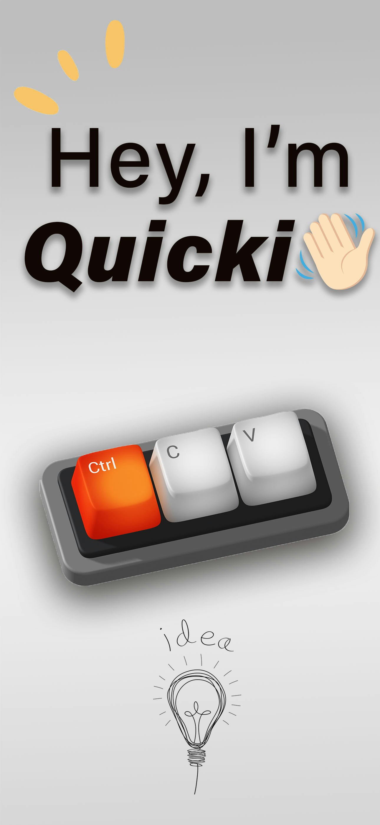[iOS] Quicki : 빠른 클립 보드 키보드 media 1