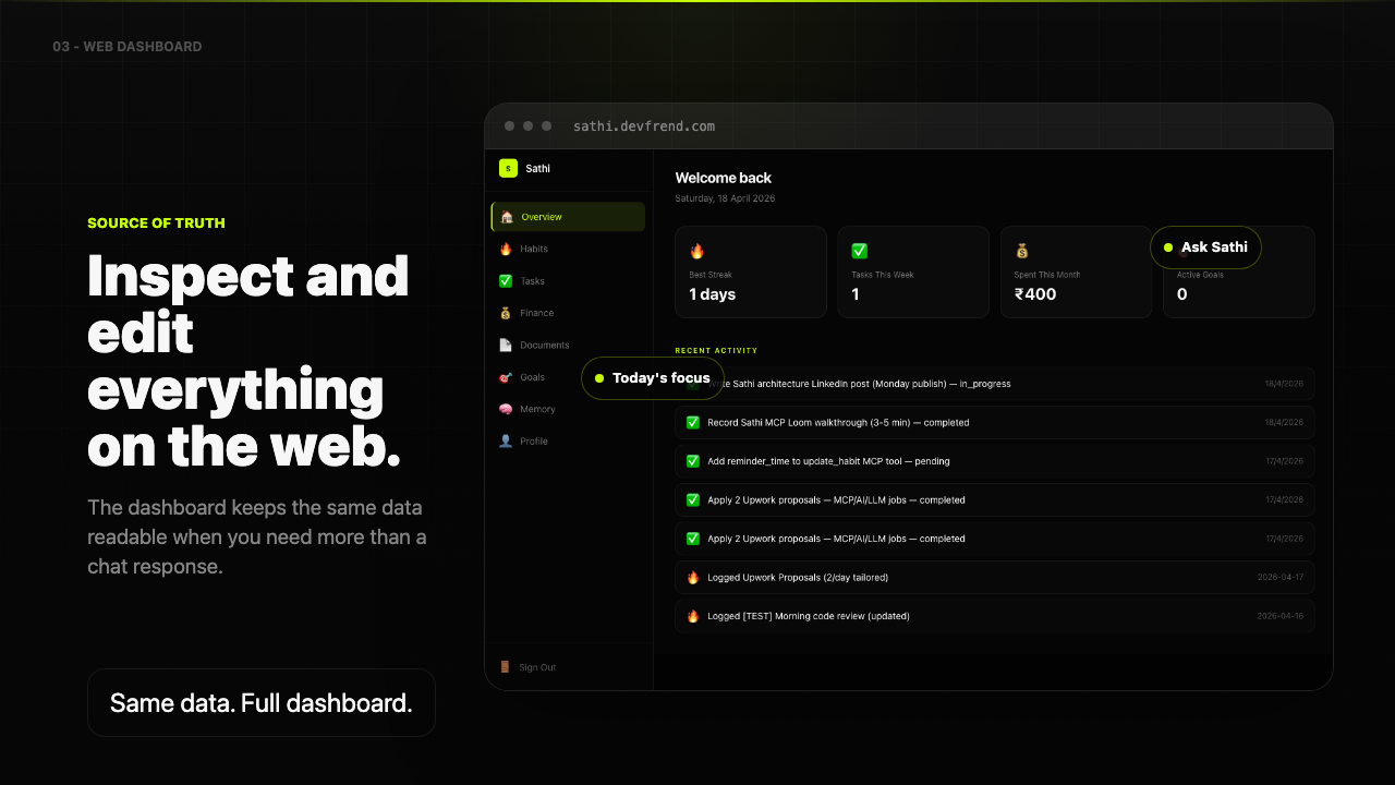 Sathi — Personal Assistant gallery image
