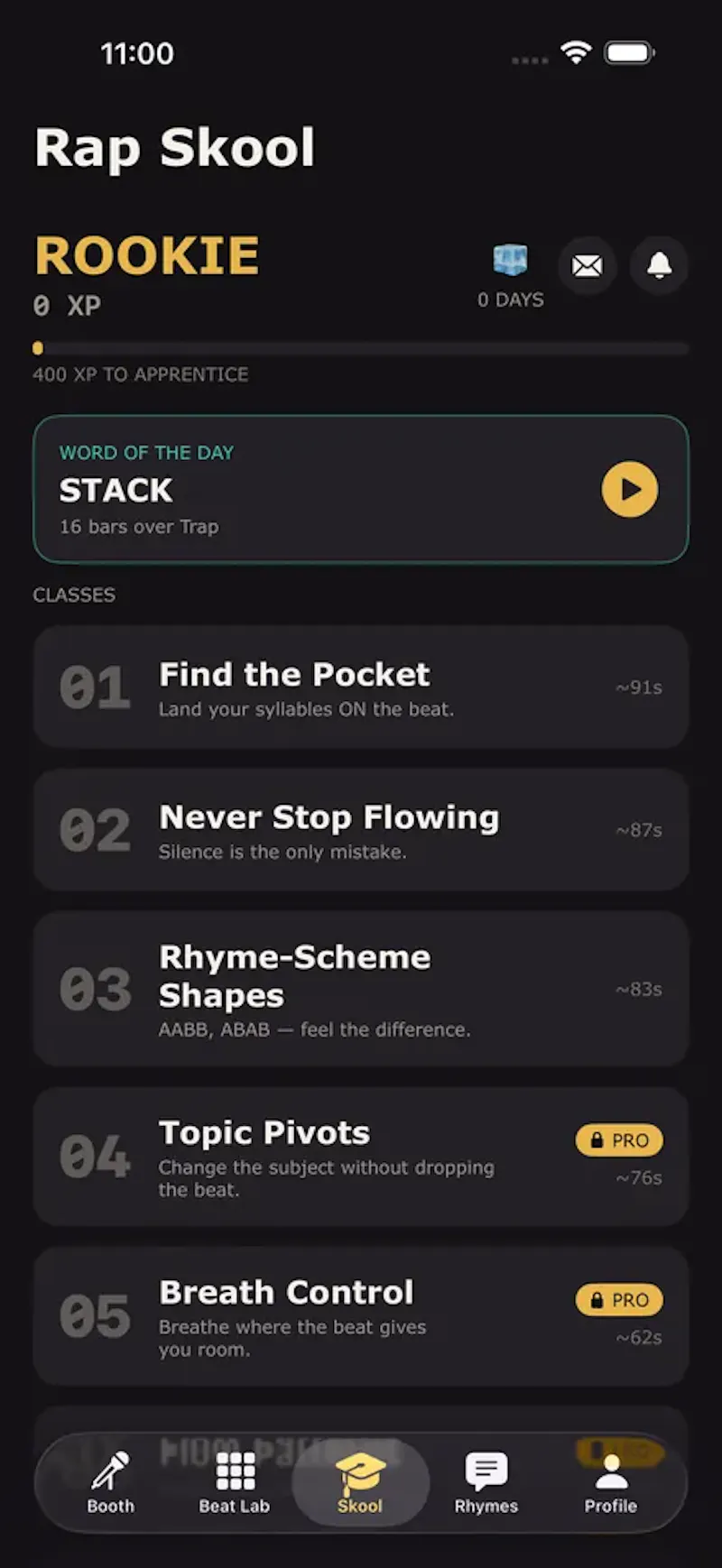 Rap Skool — Learn to Freestyle screenshot 5