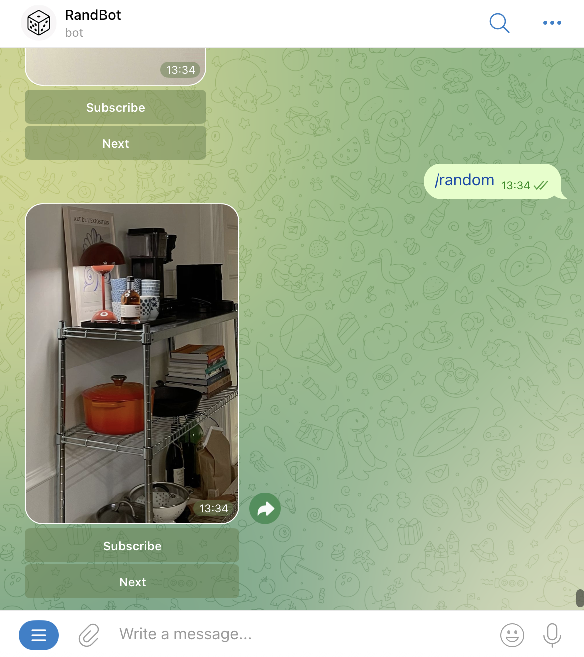 Telegram - Screenshot 3 showing product features and functionality