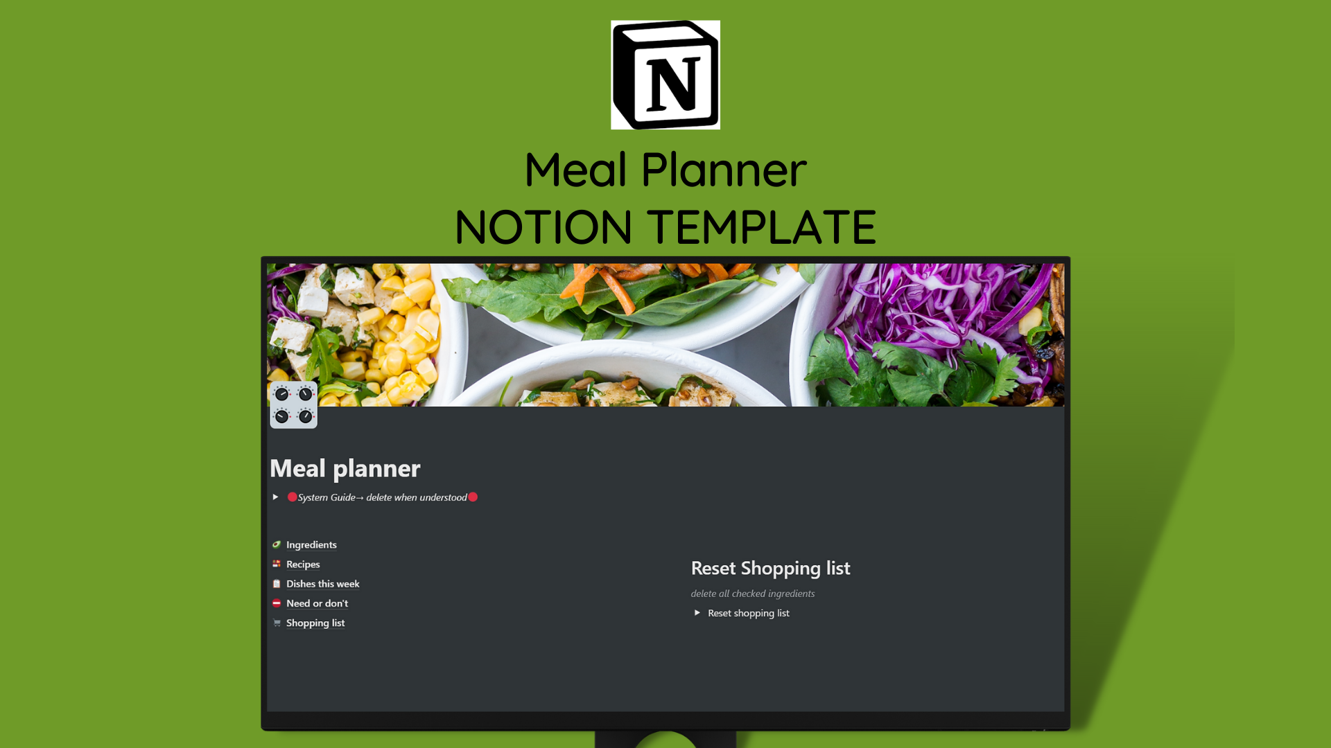 Notion Meal Planner gallery image