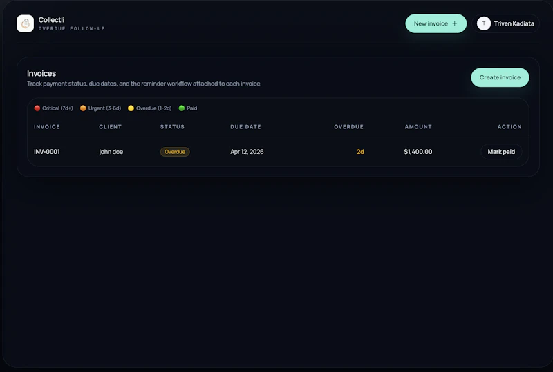 Collectli screenshot 2
